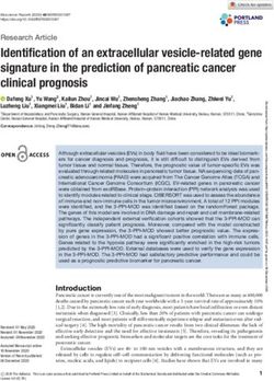 Identification of an extracellular vesicle-related gene signature in the prediction of pancreatic cancer clinical prognosis