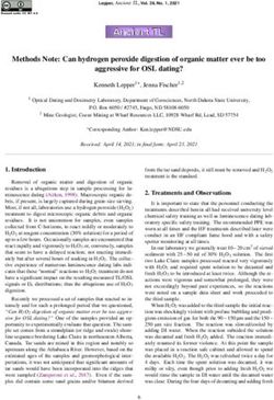 Methods Note: Can hydrogen peroxide digestion of organic matter ever be too aggressive for OSL dating?