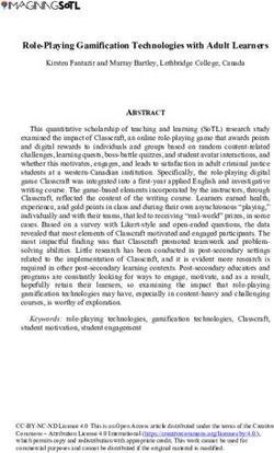 Role-Playing Gamification Technologies with Adult Learners