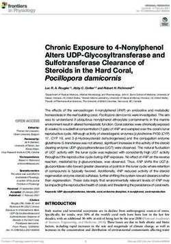 Chronic Exposure to 4-Nonylphenol Alters UDP-Glycosyltransferase and Sulfotransferase Clearance of Steroids in the Hard Coral, Pocillopora ...