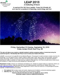 LEAP 2018 A Gathering of Stars! A weekend for Girl Scout adults. Come join friends old