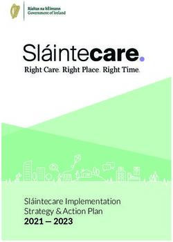 Right Care. Right Place. Right Time - Sláintecare Implementation Strategy & Action Plan