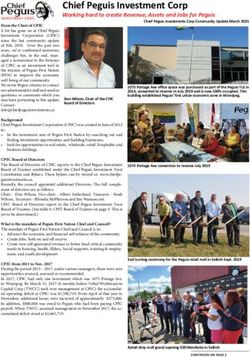 Chief Peguis Investment Corp - Working hard to create Revenue, Assets and Jobs for Peguis - Chief Peguis Investment Corporation