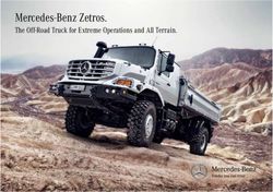 Mercedes-Benz Zetros - The Off-Road Truck for Extreme Operations and All Terrain.