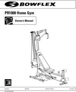 PR1000 Home Gym Owner's Manual - Flaman Fitness