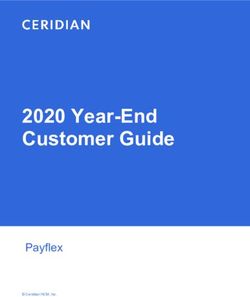 2020 Year-End Customer Guide - Payflex Ceridian HCM, Inc.
