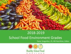 School Food Environment Grades - 2018-2019 Fania Yangarber, JD, MS Nutrition, Editor - Healthy School Food ...