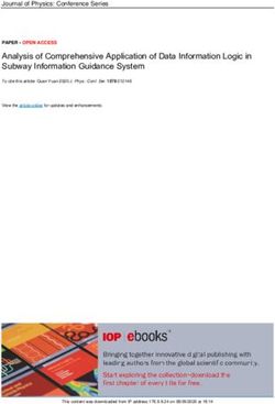 Analysis of Comprehensive Application of Data Information Logic in Subway Information Guidance System - IOPscience