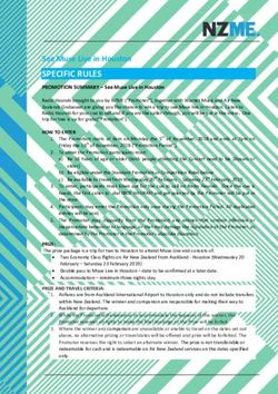 SPECIFIC RULES See Muse Live in Houston - Radio Hauraki