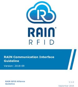 RAIN Communication Interface Guideline - Version: 2018-09 V.1.0 - RAIN RFID