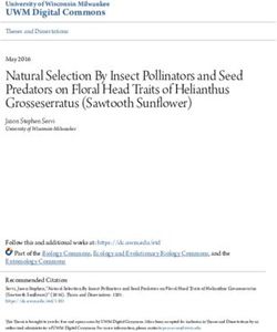 Natural Selection By Insect Pollinators and Seed Predators on Floral Head Traits of Helianthus Grosseserratus (Sawtooth Sunflower)