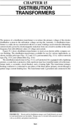 DISTRIBUTION TRANSFORMERS