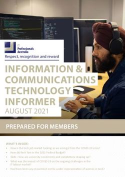 INFORMATION & COMMUNICATIONS TECHNOLOGY INFORMER