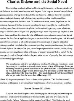 Charles Dickens and the Social Novel