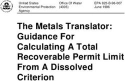 The Metals Translator: Guidance For Calculating A Total Recoverable Permit Limit From A Dissolved Criterion - EPA 823-B-96-007 June 1996