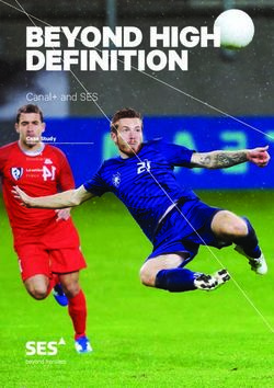 BEYOND HIGH DEFINITION - Canal+ and SES Case Study