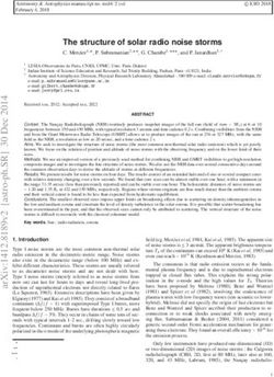 The structure of solar radio noise storms - arXiv