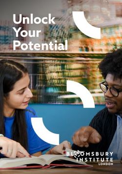 Unlock Your Potential - Bloomsbury Institute