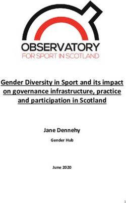 Gender Diversity in Sport and its impact on governance infrastructure, practice and participation in Scotland - Jane Dennehy