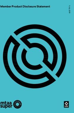 Member Product Disclosure Statement - MTAA Super