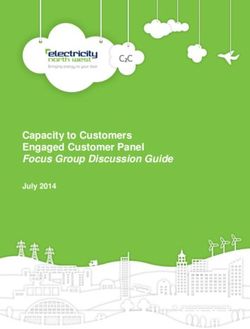Capacity to Customers Engaged Customer Panel Focus Group Discussion Guide - July 2014