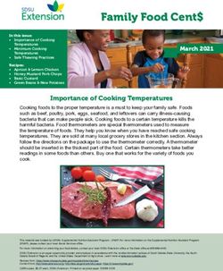 Family Food Cent$ - SDSU Extension