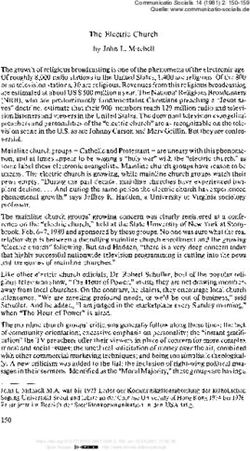 The Electric Church - Nomos eLibrary