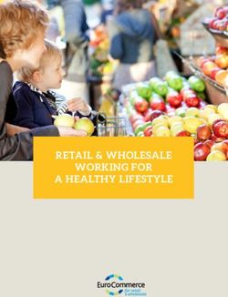 RETAIL & WHOLESALE WORKING FOR A HEALTHY LIFESTYLE