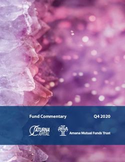 Fund Commentary Q4 2020 - Saturna Capital