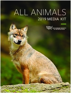 ALL ANIMALS 2019 MEDIA KIT - The Humane Society of the United States
