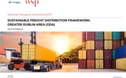 SUSTAINABLE FREIGHT DISTRIBUTION FRAMEWORK: GREATER DUBLIN AREA (GDA) - Sprint Report