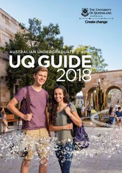 UQ GUIDE 2018 - University of Queensland