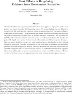 Rank Effects in Bargaining: Evidence from Government Formation - The Review of Economic Studies