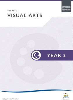 VISUAL ARTS - YEAR 2 - Department Of Education Document Centre