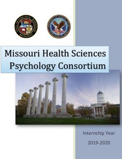 Missouri Health Sciences Psychology Consortium - Internship Year 2019-2020 - MU ...