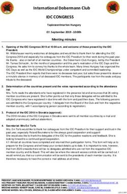 IDC CONGRESS International Dobermann Club - Associação ...