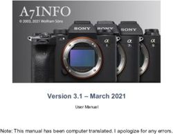 Version 3.1 - March 2021 - Note: This manual has been computer translated. I apologize for any errors - A7Info