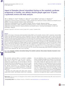 Impact of Ramadan diurnal intermittent fasting on the metabolic syndrome components in healthy, non-athletic Muslim people aged over 15 years: a ...
