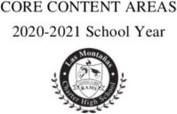 CORE CONTENT AREAS 2020-2021 School Year - Las Montañas Charter ...