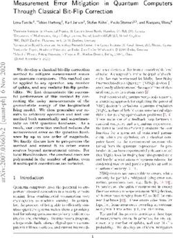 Measurement Error Mitigation in Quantum Computers Through Classical Bit-Flip Correction