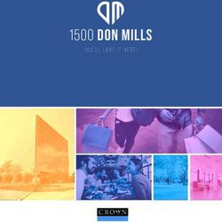 1500 DON MILLS YOU'LL LOVE IT HERE! - Crown Realty Partners
