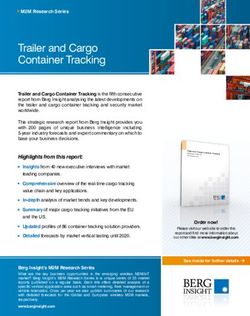 Trailer and Cargo Container Tracking - Berg Insight