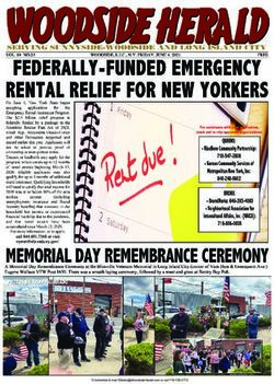 SERVING SUNNYSIDE-WOODSIDE AND LONG ISLAND CITY - FREE VOL. 88, NO. 23 FRIDAY, JUNE 4, 2021