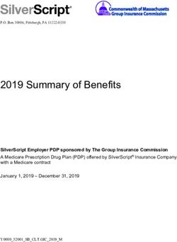2019 Summary of Benefits - City of Haverhill