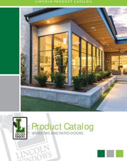 Product Catalog WINDOWS AND PATIO DOORS - LINCOLN PRODUCT CATALOG - Lincoln Windows