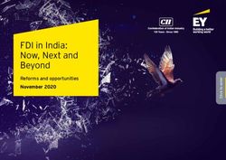 FDI in India: Now, Next and Beyond - Reforms and opportunities November 2020