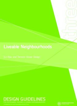 DESIGN GUIDELINES - Liveable Neighbourhoods 3.2 Row and Terrace House Design - FOR SUSTAINABLE HOUSING & LIVEABLE NEIGHBOURHOODS - SA Housing ...