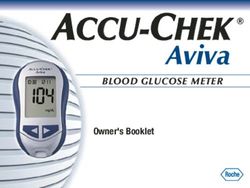 ACCU-CU- CHEKHEK Aviva - BLOOD GLUCOSE METER