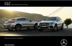 GLC Sport Utility Vehicle and Coupé - Effective from July 2019 Production - Keep me updated