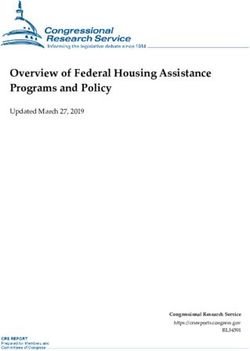 Overview of Federal Housing Assistance Programs and Policy - Updated March 27, 2019